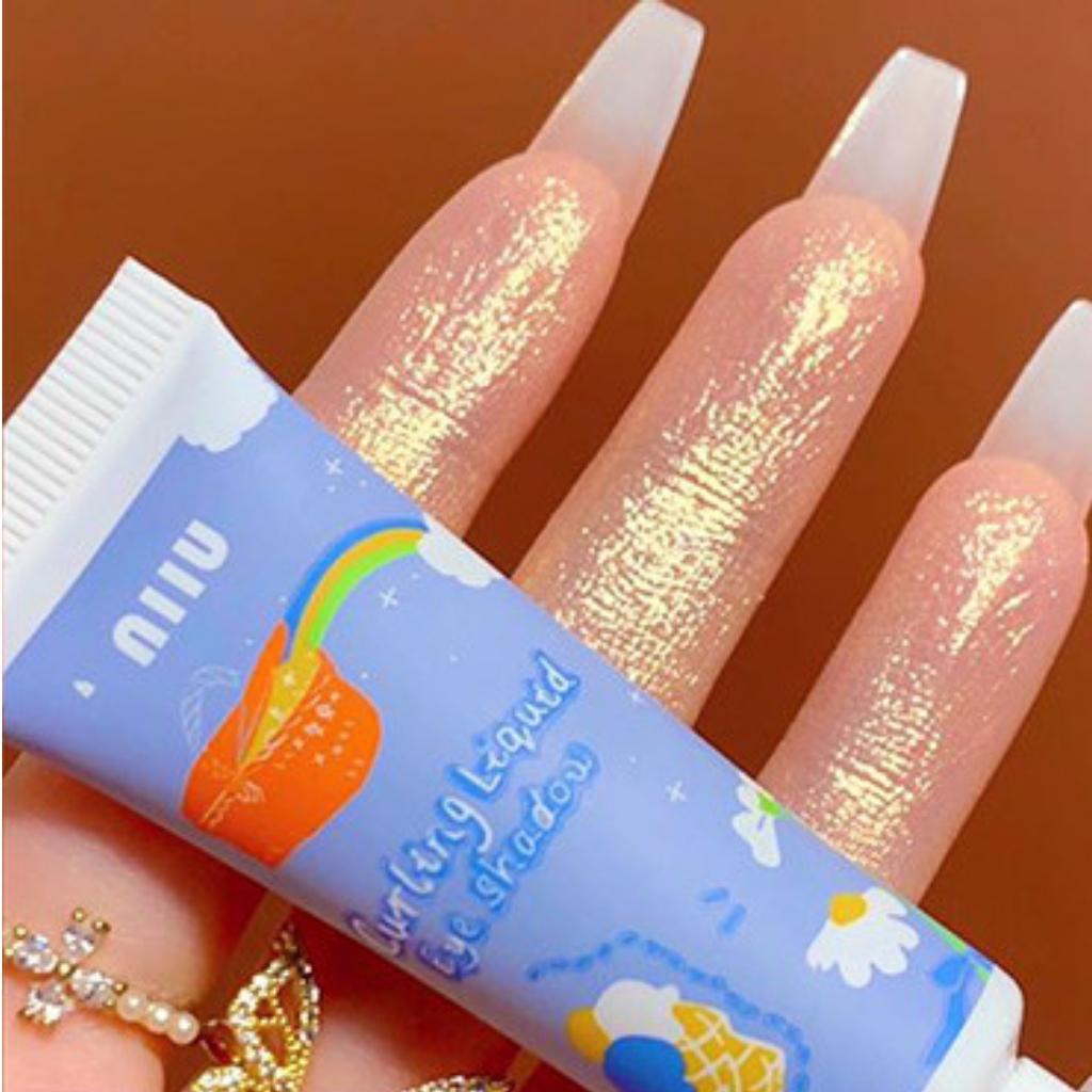 Nhũ mắt NIIU trang điểm bắt sáng hạt mịn lấp lánh dạng tuýp 39g - nhũ trang điểm nội địa trung jint