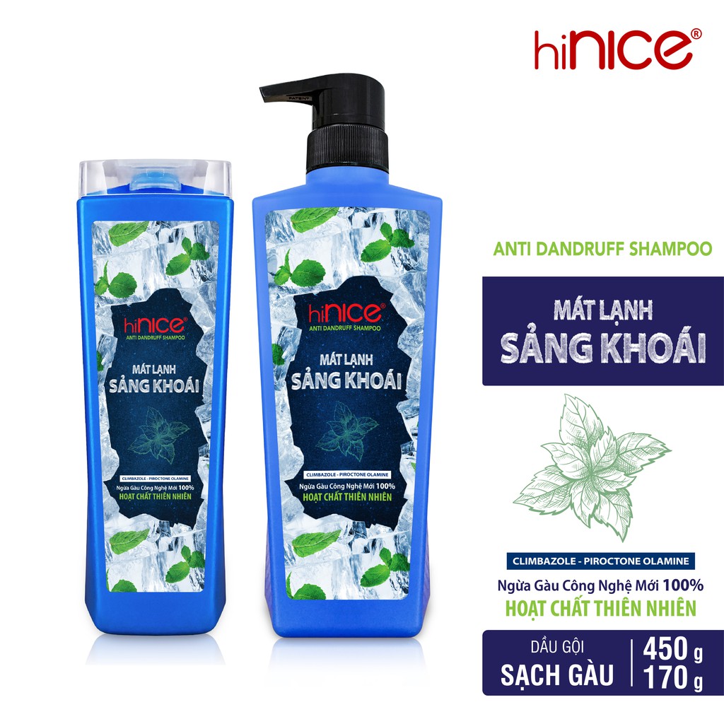 Dầu gội hiNice sạch gàu mát lạnh sảng khoái - HÀNG CHÍNH HÃNG