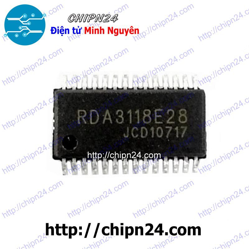 [1 CON] IC RDA3118 TSSOP-28 (SMD Dán) (RDA3118E28 3118)