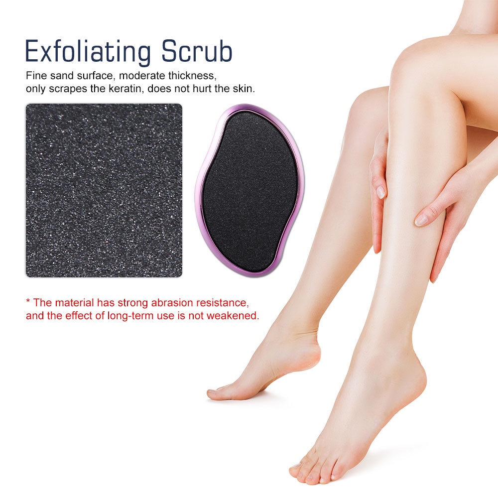 Dụng cụ tẩy tế bào chết cho chân / Dụng cụ tẩy lông nano mặt thủy tinh SUOLAER