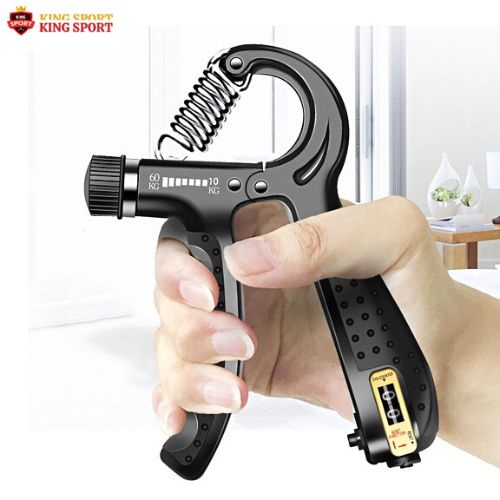 Kìm Bóp Tay Có Đếm Chuyên Nghiệp,  Kìm Tập Cơ Tay , Dụng Cụ Tập Cổ Tay Tập Gym Chỉnh Lực 5-60kg Có Máy Đếm Lần Bóp