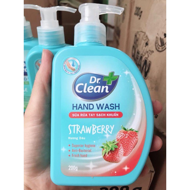 Nước rửa tay DR CLEAN hương hoa quả siêu thơm