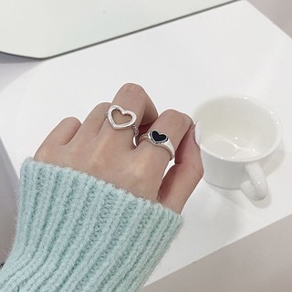 Nhẫn trái tim Ulzzang