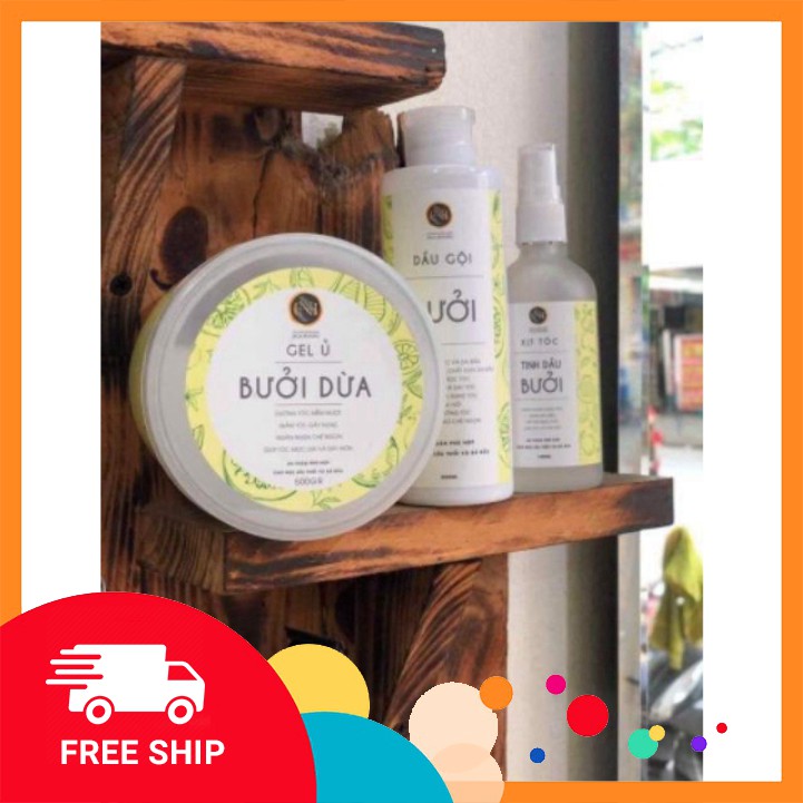 COMBO DẦU GỘI BƯỞI+TINH DẦU BƯỞI +GEL Ủ BƯỞI DỪA NGA HOÀNG (Chuẩn hãng) | BigBuy360 - bigbuy360.vn