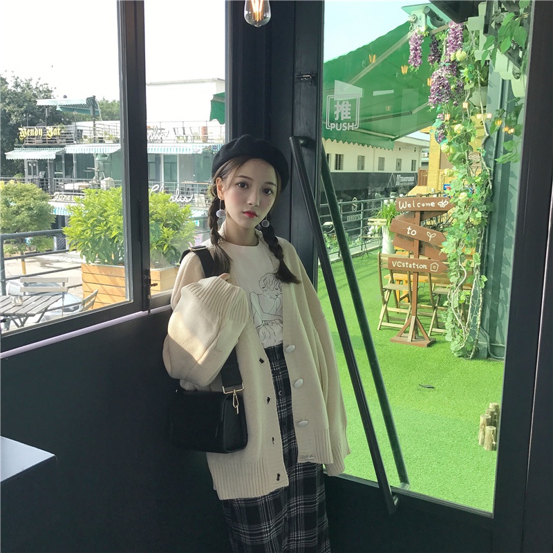 Áo khoác Sweater cánh dơi tay dài thời trang xuân thu cho nữ | BigBuy360 - bigbuy360.vn
