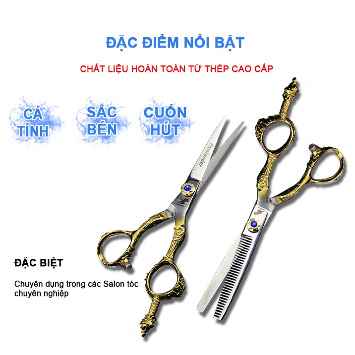 Kéo cắt tóc chuyên nghiệp Freelander F-6014 chuẩn Nhật Bản