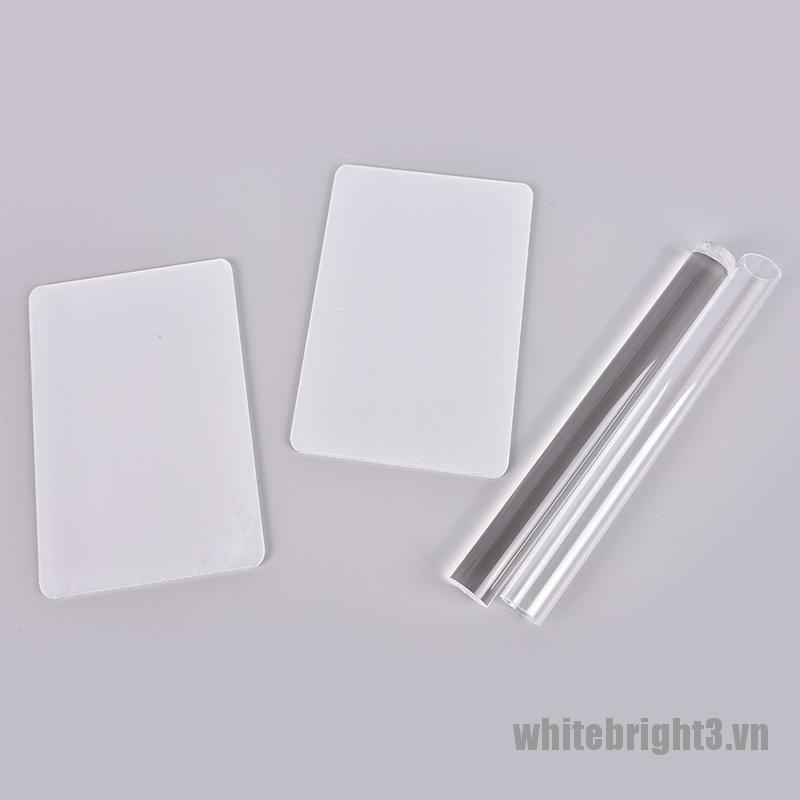 Bộ 3 Đất Sét Acrylic Trắng
