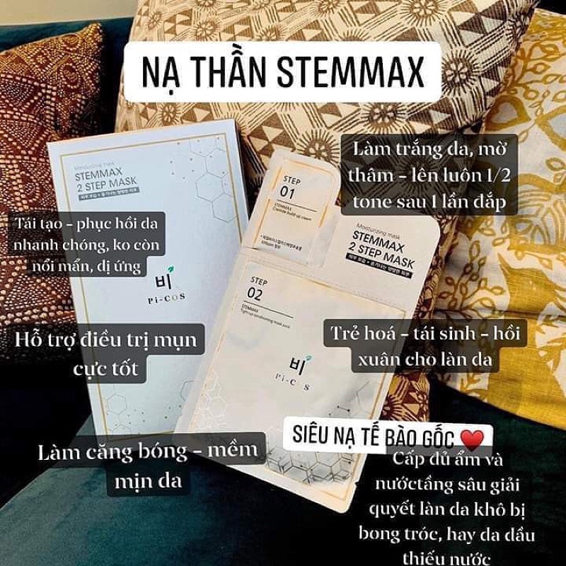 Mặt nạ tế bào gốc Stemmax phục hồi, cấp ẩm, nâng cơ da