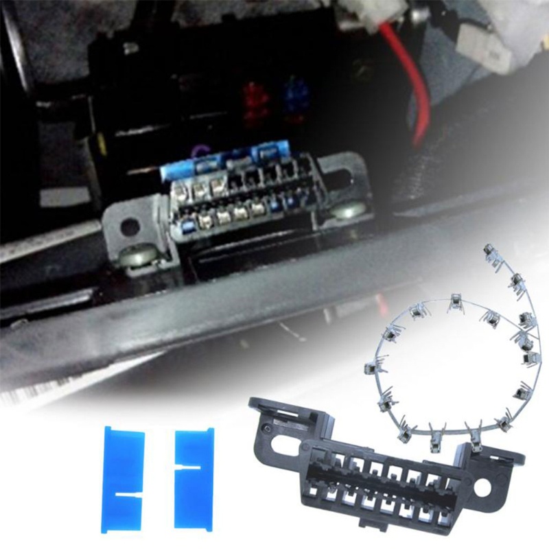 Ổ CắM Dây 16 Pin OBDII OBD2 Universal Cho Xe Hơi