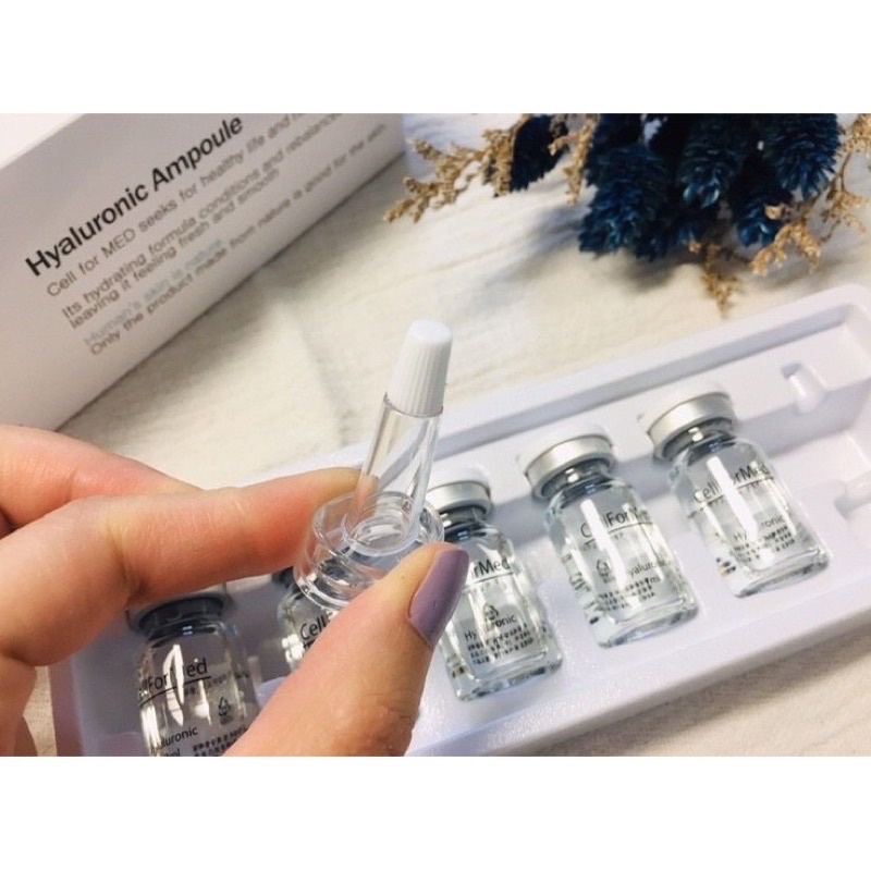 Tinh Chất HA Cô Đặc Siêu Dưỡng Ẩm Tăng Sinh Collagen Cellformed Hyaluronic Ampoule  ( 7ml*5 lọ )
