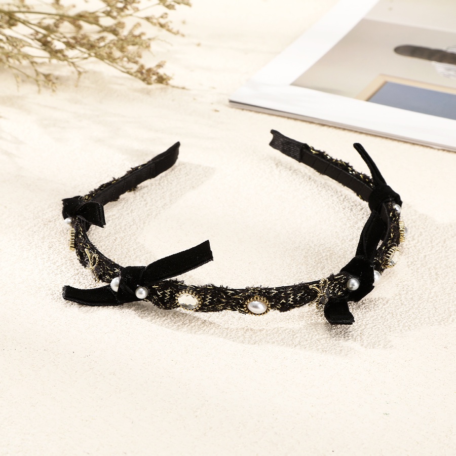 Băng Đô Cài Tóc Đính Đá Pha Lê Và Ngọc Trai Nhân Tạo Phong Cách Hàn Quốc Mới