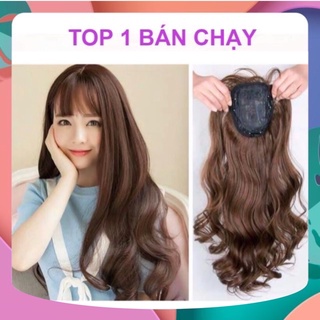 [TOP 1 BÁN CHẠY] TÓC NỬA ĐẦU DẠNG CÓ MÁI CHE HÓI LÀM DÀY TÓC HÌNH THẬT