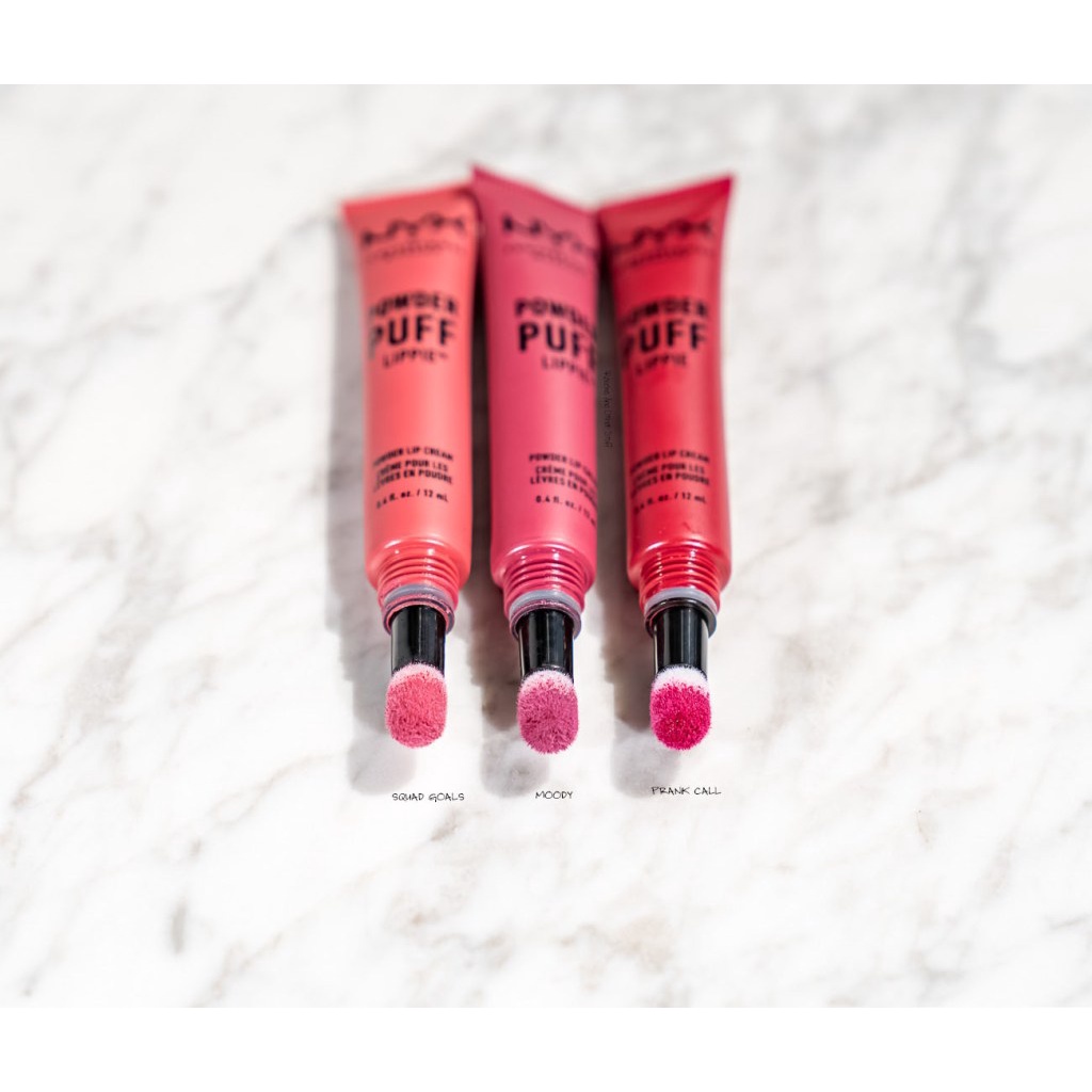 Son Kem NYX Powder Puff Lippie Lip Cream màu cực đẹp #07 Moody Saute D'humeur