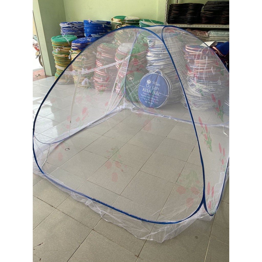 Mùng chụp tự bung xếp gọn kích thước 1m6x2m cao cấp cho người lớn cực kì tiện lợi