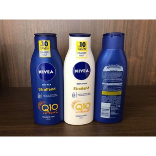 Hàng Đức Dưỡng thể chống lão hóa và nám  Nivea Body Milk Q10 dành cho da rất khô
