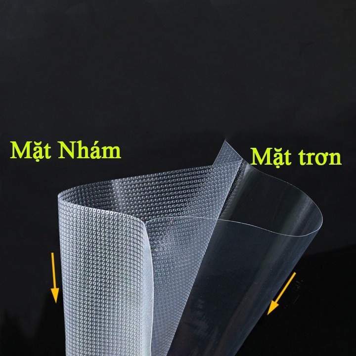 1 chiếc túi hút chân không mặt trơn mặt nhám chọn size
