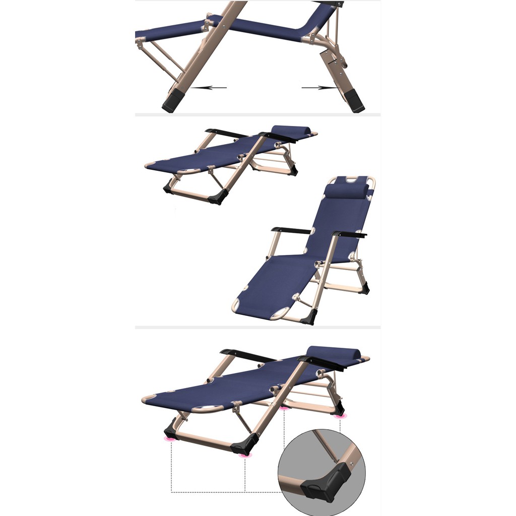 re0264 Ghế giường xếp 178cm - Giường xếp văn phòng - Ghế xếp ngủ trưa | BigBuy360 - bigbuy360.vn