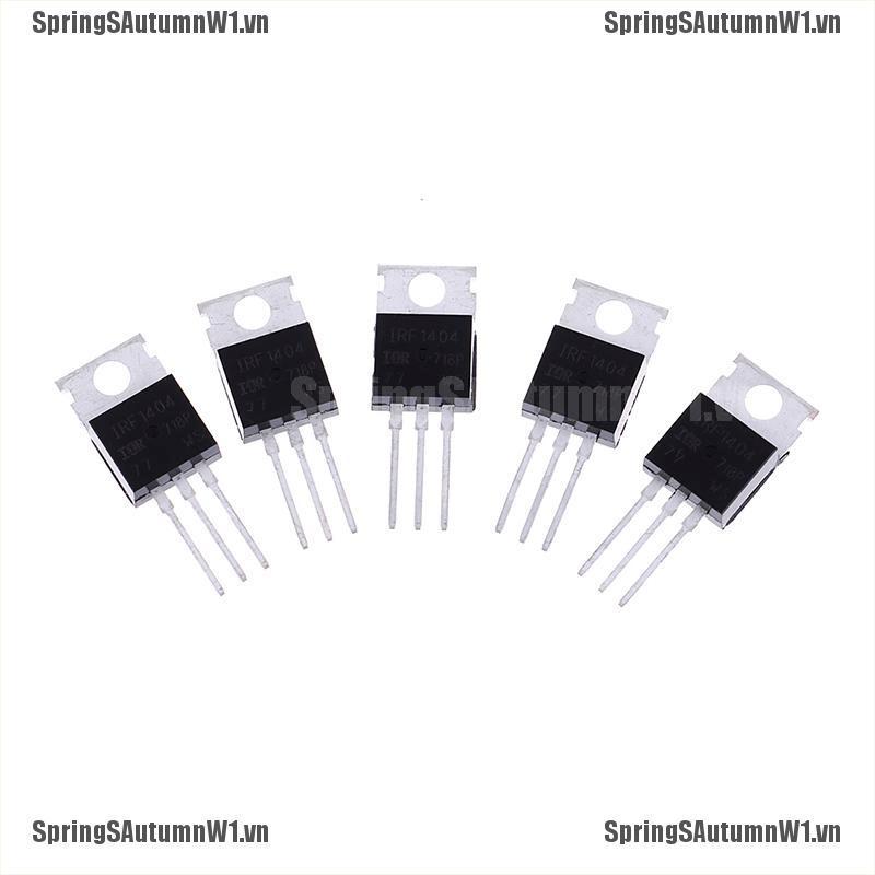 (Hàng Mới Về) Set 5 Linh Kiện Điện Tử Irf1404 1404 Mosfet Mosfet To-220