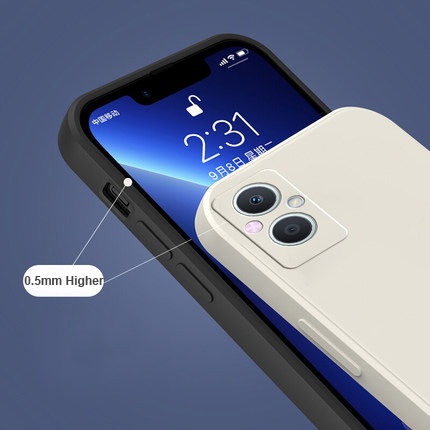 Ốp Điện Thoại Silicon Mềm Chống Sốc Màu Trơn Cho OPPO Reno 7Z 8Z Reno 6 5 F17 F19 Pro Reno 5F A95 4G 5G