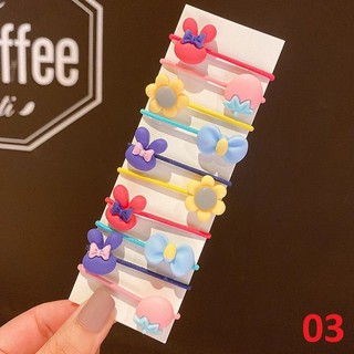 Set 10 dây chun buộc tóc cho bé siêu xinh