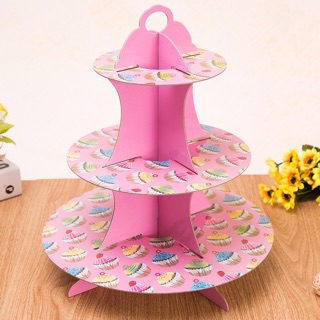 Kệ bánh cupcake 3 tầng