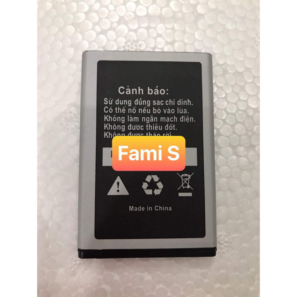 pin masstel Fami S - pin zin mới 1400mAh (pin mới)