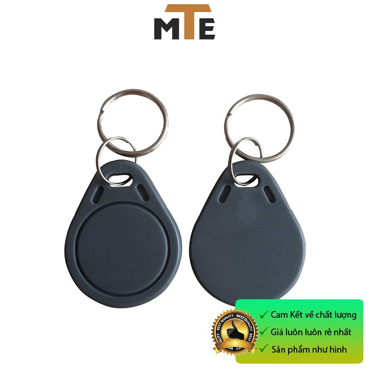 Thẻ RFID 125Khz dạng móc khóa - Thẻ sao chép được dùng kiểm soát nhân viên, thang máy