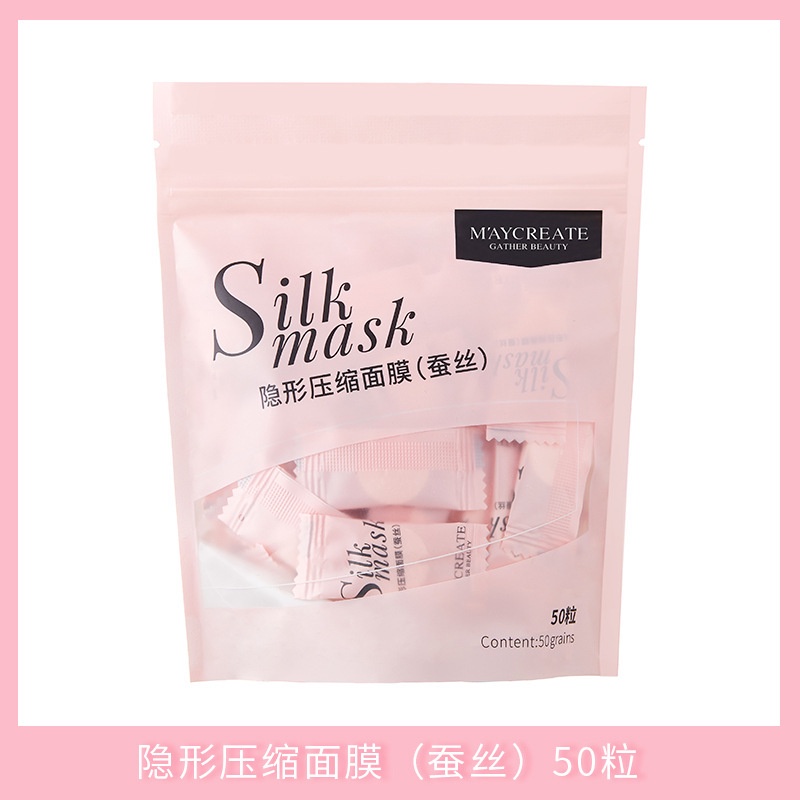 Mặt nạ giấy nén dùng để cấp ẩm cho da Silk Mask - Maycreate