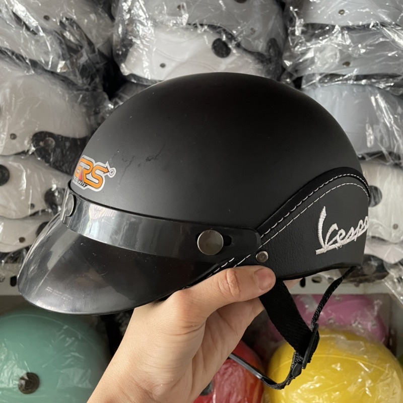 NÓN BẢO HIỂM VESPA NỬA ĐẦU NGƯỜI LỚN