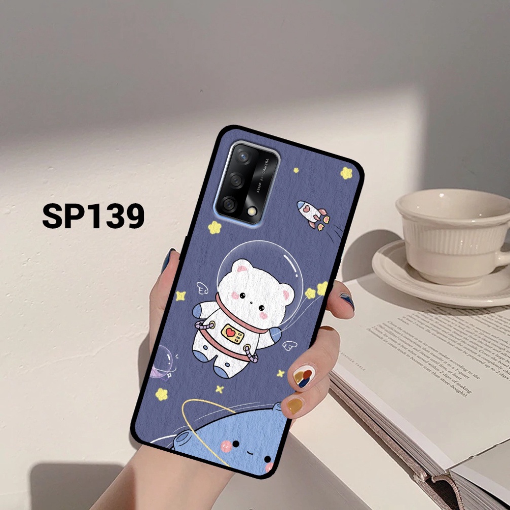 Ốp lưng điện thoại Oppo A54/ A74/ A94/ RENO 6Z 5G/ RENO 6 5G in hình vũ trụ, gấu xinh