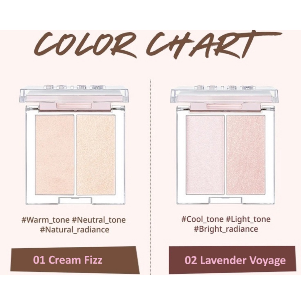 Phấn Bắt Sáng Clio Prism Highlighter Duo