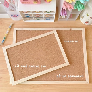 ( h2storee ) bảng ghim gỗ bần