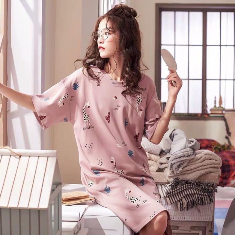 Váy ngủ mùa hè dáng dài cho nữ.Đầm ngủ dáng dài phong cách Hàn Quốc cho nữ 👗