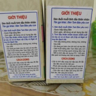 Đèn tinh dầu  ĐUỔI MUỖI