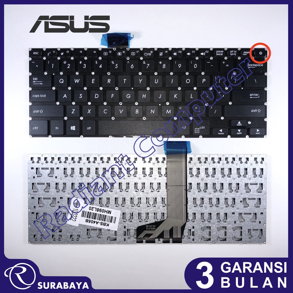 Bàn Phím Laptop Asus Vivobook A405 A405U A405UQ A405UR X405U Chất Lượng Cao