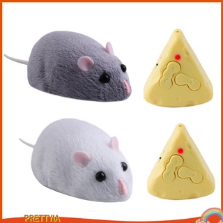 [Prettyiavn] Chuột di chuyển Chuột RC Điều khiển Đồ chơi Mini huấn luyện thú cưng