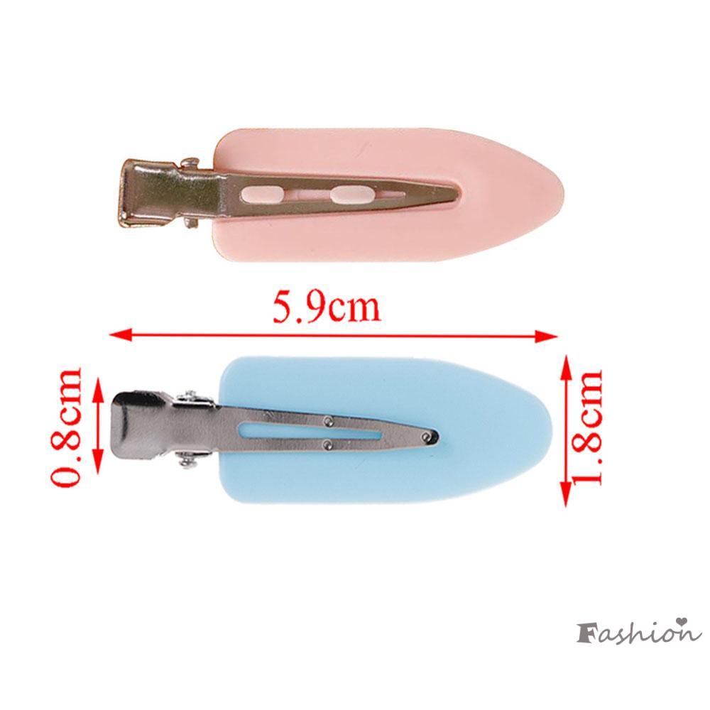 Set 4 Kẹp Tóc Không Uốn Cong Cố Định Tóc Mái Dùng Khi Trang Điểm / Rửa Mặt MP Dành Cho Nữ
