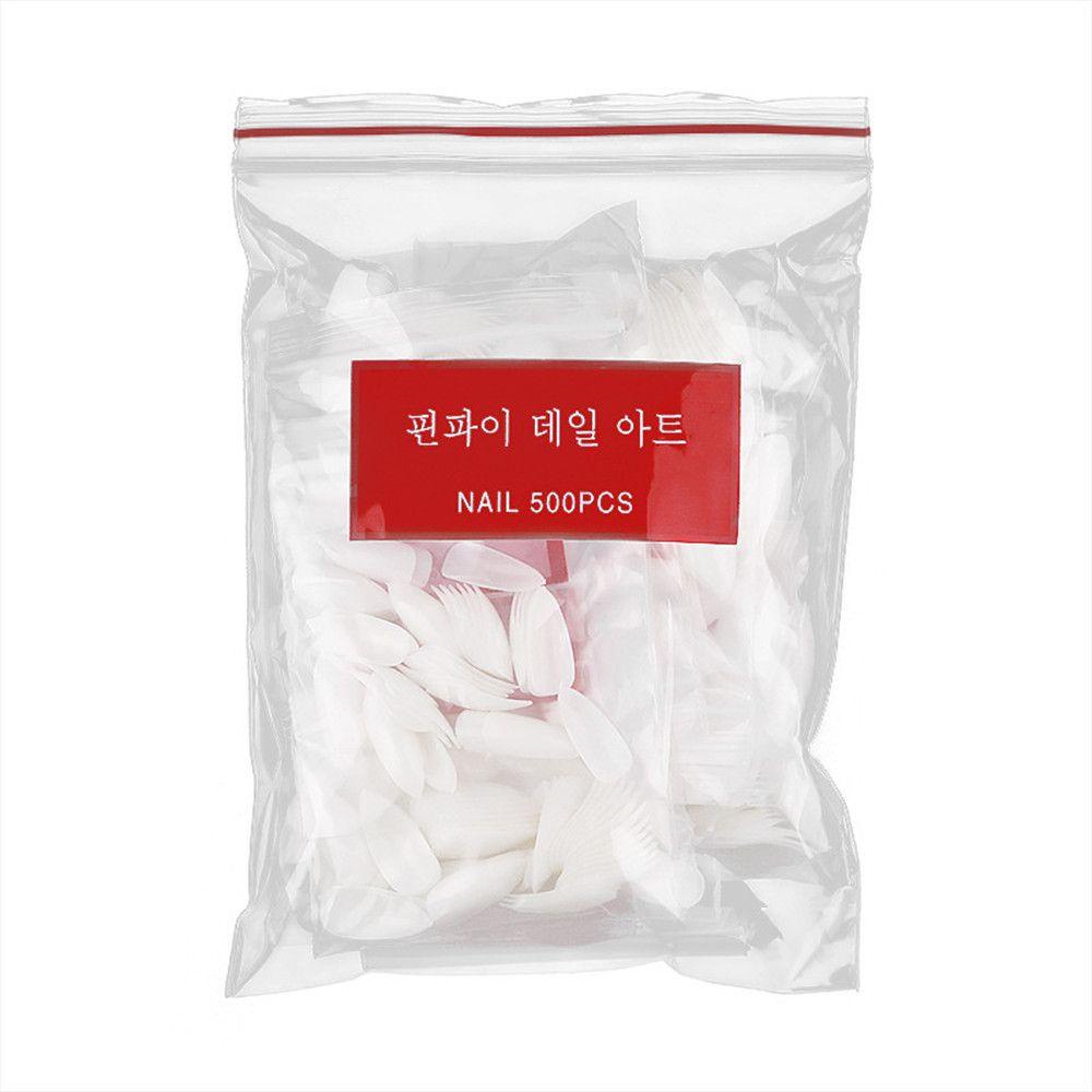 Set 500 Móng Tay Giả Bằng Acrylic Cao Cấp