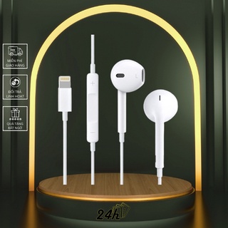 Tai nghe có dây 7 plus tự động kết nối bluetooth, tai nghe chân lightning tặng kèm hộp bảo vệ