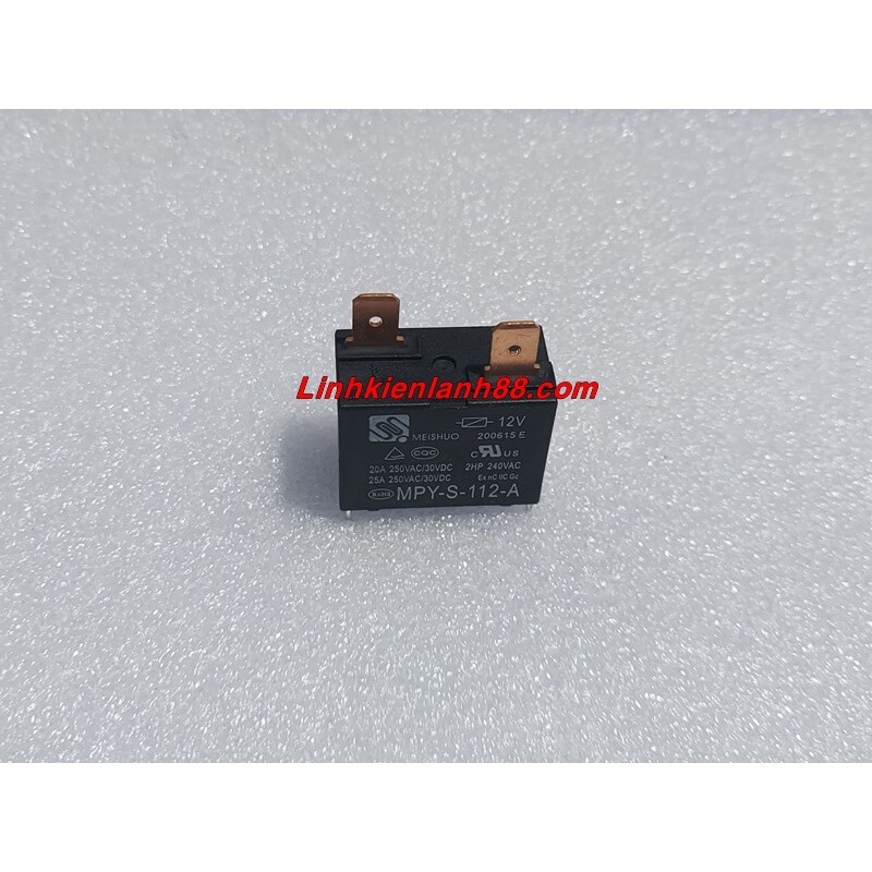 Relay Cấp Lốc Điều Hòa 12VDC 25A 4 Chân Mới (chân đồng), Chính Hãng.