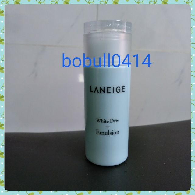 Bộ đôi sữa dưỡng trắng và nước hoa hồng Laneige White Dew 50ml.