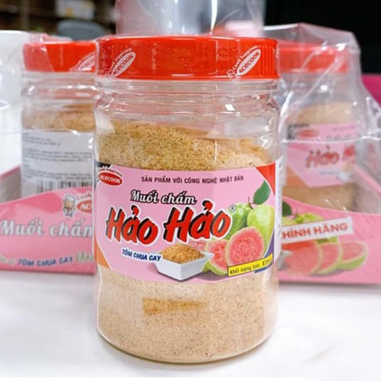 2 lọ muối hảo hảo tôm chua cay