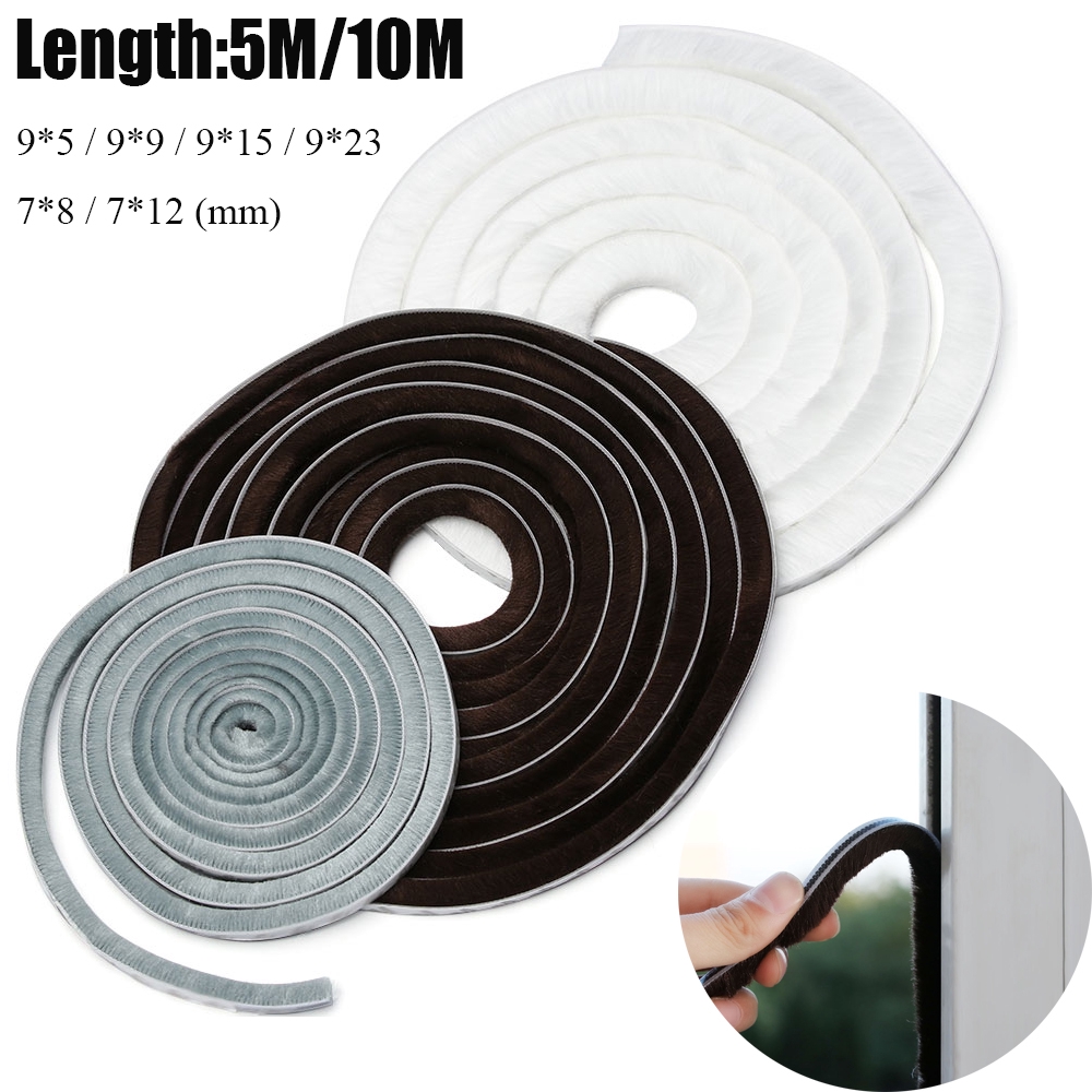 BEAUTY 5/10m Gadgets Brush Tape Door Strip Windproof Sealing Strip