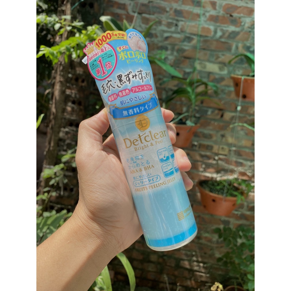 [CHÍNH HÃNG] Tẩy tế bào chết Detclear Bright and Peel 180ml Nhật Bản