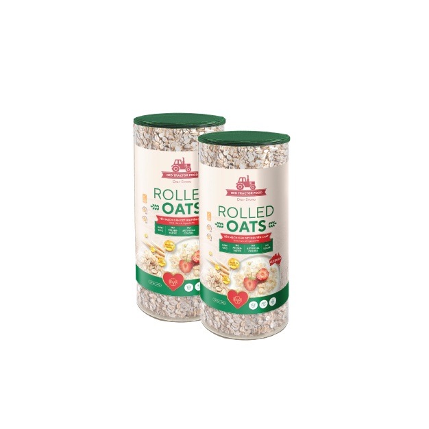 Yến mạch cán dẹt nguyên hạt của Úc Red Tractor Food Rolled Oats 400g