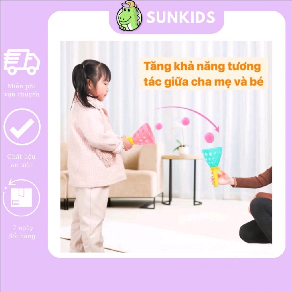 Bộ đồ chơi tung hứng bóng gắn kết tình cảm cha mẹ và bé