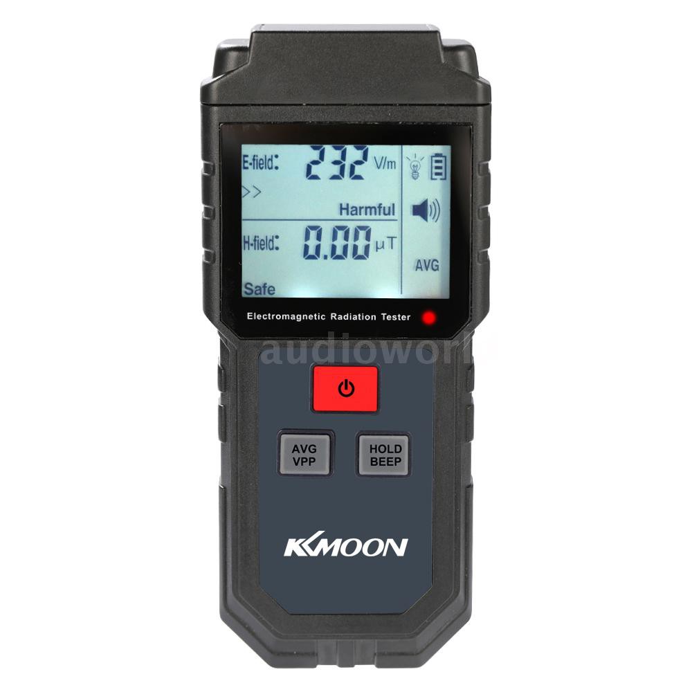 A&D KKmoon Portable Handheld Digital LCD Electromagnetic Radiation Tester Electric Field Magnetic Field Dosimeter