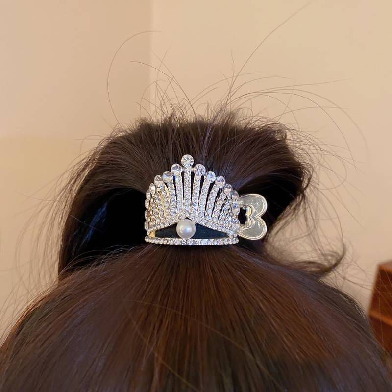 Kẹp TóC HìNh Vương MiệN BằNg Kim LoạI ThờI Trang Cho Nữ