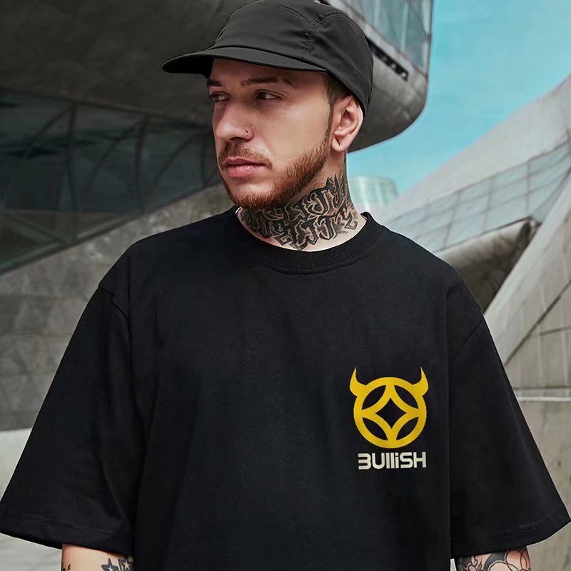 Áo Thun Dáng Rộng In Họa Tiết Hoạt Hình Phong Cách Hip Hop Thời Trang Mùa Hè Cho Nam Và Nữ [M-8XL]