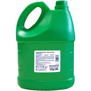 (Hỏa tốc) Nước rửa chén Sunlight Trà xanh( Khử mùi tanh) Can 3.6KG